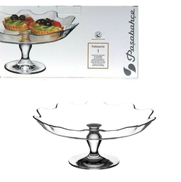 [107.625.95105] Prato De Bolo Vidro C/Pé 25/32Cm 95105 Patisserie Pasabahace