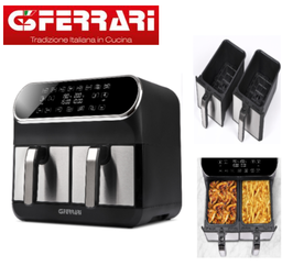 [109.2FCG101500] Fritadeira Dupla A Ar Ferrari G1015000  2X4Lt Friggisano Duo