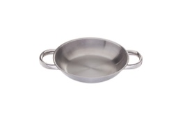 [107.04306600206] Frigideira C/ 2 Pegas Bitoque  Ø20X3,8Cm Inox               