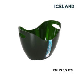 [880.HP-1013470328] Balde De Gelo Ps 3,5 Litros  27,5X20X20Cm Green Iceland     