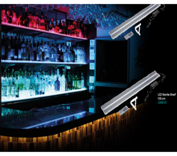 [107.810.LBS0122] Expositor Para Garrafas Led 120X12X3Cm Bar Profis           