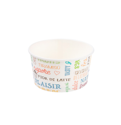 [107.230.33] Taça Gelados Parole 240Ml Ø9,4X5,5Cm Cartolina 50 Unid      