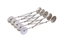 [107.04307200015] Corta Massa Extensível 5 Lâm. Liso/Frisado Inox 1-12Cm 32Cm 