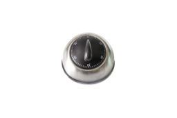 [107.0430720060] Temporizador Mecânico 60Min. Inox Ø9,7X5,2Cm                