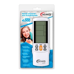 [107.640.02480] Controlo Remoto Universal Para Ar Condicionado C/4000 Codig 