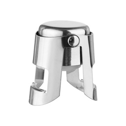 [107.640.76541] Rolha Para Garrafa De Champagne Inox / Silicone             