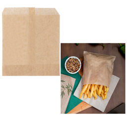 [107.099.98] Embalagem P/Batata Frita 12X12Cm Kraft Anti-Gord. 1000 Unid 