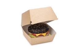[107.1531035014] Caixa P/ Hamburguer Kraft 13X13X5|11Cm Pack 50              