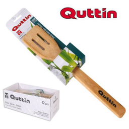 [880.10514A-1] Colher Em Bambu Direita Com Rasgos 30Cm Qt-10514 Quttin     