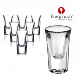 [880.V11109820] Caixa Com 6 Copos Shot  27Cc Junior  Borgonovo              