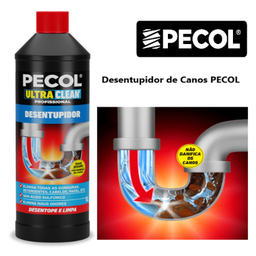 [952.260.301] Desentupidor De Canos  Hidróxido De Sódio  1 Lt Pecol       