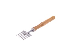 [107.04312690013] Picador De Gelo Manual Com 6 Dentes Cabo Em Madeira Profbar 