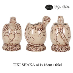 [880.B1049022] Tiki Shaka Ø11X16Cm / 65Cl  Viejo Valle                     