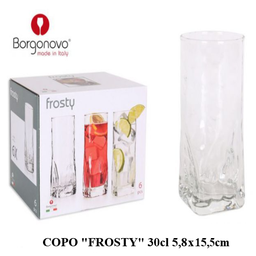 [880.V11107420] Caixa Com 6 Copos Frosty 30Cl  5,8X15,5Cm Borgonovo         