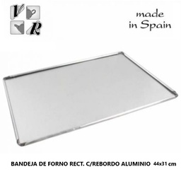 [880.214148B] Bandeja Para Forno Rect. C/Rebordo Aluminio 44X31X0,5Cm     