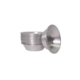[107.306003501] Forma De Queque Lisa Nº1  4/6 Cm  Halt-2 Cm Aluminio        
