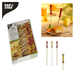 [107.439.81004] Espeto De Madeira P/Entradas 250 Unid Mexico 12Cm Papstar   