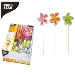 [107.439.82366] Palito Madeira Decoração Moinho 17.5Cm 50 Unid Papstar      