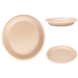 [107.149.22] Prato Raso Bionic 30X2,5Cm Cor Natural Celulose 50 Unid.    