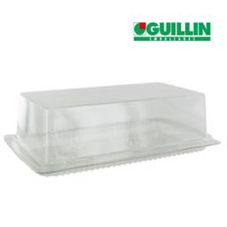 [107.3210DX10.03] Embalagem Retang. Base+Tamp.Bolos/Tortas 34X12X10Cm Unid    