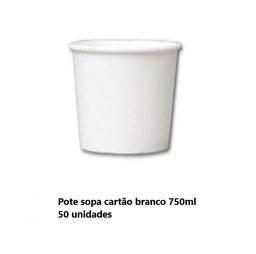[107.468.SC750] Pote De Sopa 750Ml  50 Unidades Porespack                   