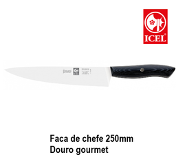 [107.221DR1025] Faca De Chefe  25Cm Linha Douro Icel                        