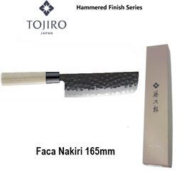 [107.F1113.165] Faca Nakiri 165Mm Linha Hammered Tojiro                     