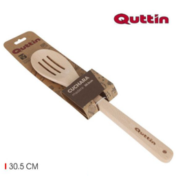[880.BQ01015072432] Colher De Madeira Com Rasgos  30.5Cm Sweet Quttin           