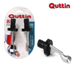 [880.BQ01015566502] Conjunto De 2 Tampões Para Garrafa De Vinho Quttin          