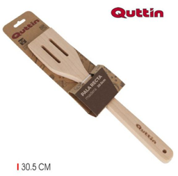 [880.BQ01015072433] Espatula  Recta Madeira Com Rasgos  30.5Cm Sweet Quttin     
