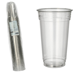[107.439.11313] Copos Hurricane Pet Transp.  Ø9,5X14,9Cm 500Ml 50 Unid.     