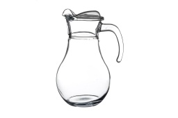[107.0331593934] Jarro Bistro Vidro C/ Tampa Pp 1,8L Ø14X26Cm                