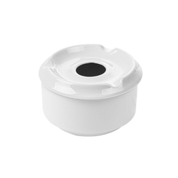 [107.404.76] Cinzeiro Água Ø 8,7X6 Cm Branco Porcelana                   