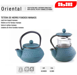 [107.676.624003] Chaleira Em Ferro Fundido Manaus 300 Ml   Ibili             