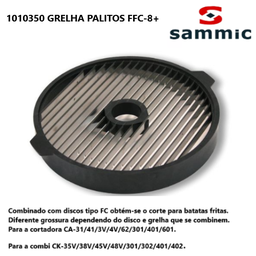 [050.1010350] Grelha Palitos Ffc-8+ Palitos 8Mm  Sammic                   