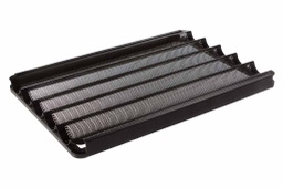[107.1330381587] Tabuleiro Baguete Alumínio 60X40X4Cm Esp.0,9Mm              