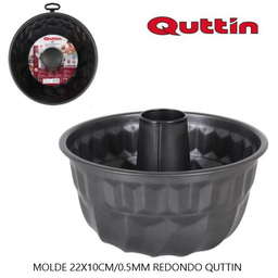 [880.BQ01042964716] Molde Redondo Anti-Aderente 22X10X0,5Cm Quttin              