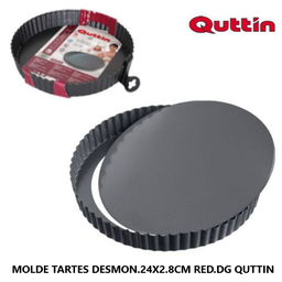 [880.BQ01042971032] Molde Tartes Desmontavel 24X2,8Cm Quittin                   