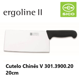 [107.V301.3900.20] Cutelo Chinês 20Cm Linha Ergoline Ii Sico                   
