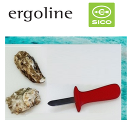 [107.203.1099.07] Faca Para Ostras Cabo Vermelho 7Cm Linha Ergoline  Sico     
