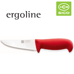 [107.203.2100.19] Faca De Talho Cabo Vermelho 19Cm Linha Ergoline  Sico       