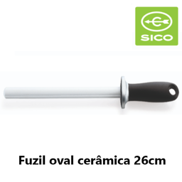 [107.801.8500.26] Fuzil Ceramico Oval Branco 26Cm  Sico                       