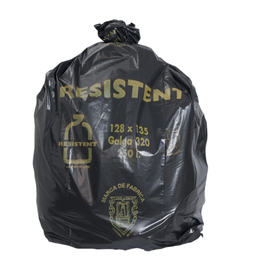 [965.156.78] Sacos Para Lixo Cor Preto 250 Lt 80Μ 128X135Cm  10 Unid.    