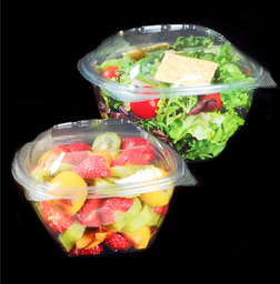 [107.194.06] Saladeira Com Tampa Articulada 250Ml Ø10,6X6,8Cm 100 Unid   