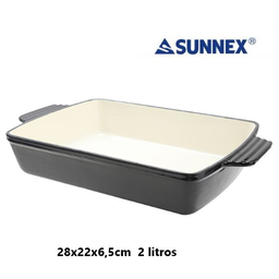 [107.CST28K] Assadeira Retang Ferro Fund 28X22Cm Prt Cst28K Sunnex       