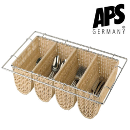 [670.11965] Dispensador De Talheres 4 Divisões 53X32,5X9Cm 11965 Aps    