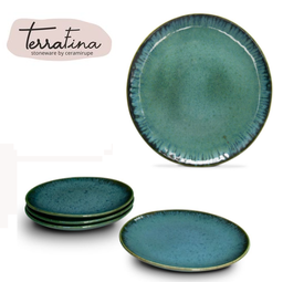 [107.TF1901] Prato De Entrada - Amazonia Verde Tf1901 Ø210X19Mm Terrafina