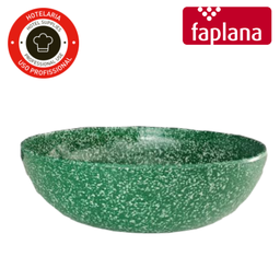 [107.513.07064] Taça Saladeira Melamina 1,5Lt 21,5X6Cm Verde Musgo Faplana  