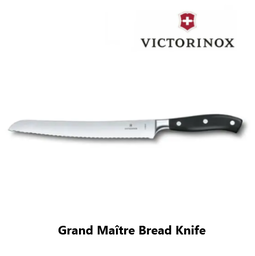 [107.7.7433.23G] Faca Para Pão Serrilha 23Cm Grand Maitre Victorinox         