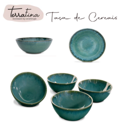 [107.TF1903] Taça De Cereais - Amazonia Verde Tf1903 Ø150X60Mm Terrafina 